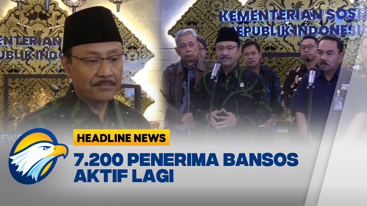 [HEADLINE NEWS, 18/11] Kemensos Kembalikan Bansos Ribuan Warga Lolos