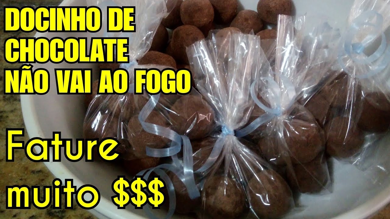 DOCINHO DE CHOCOLATE QUE NÃO VAI AO FOGO, DOCINHO DE LEITE EM PÓ DE CHOCOLATE