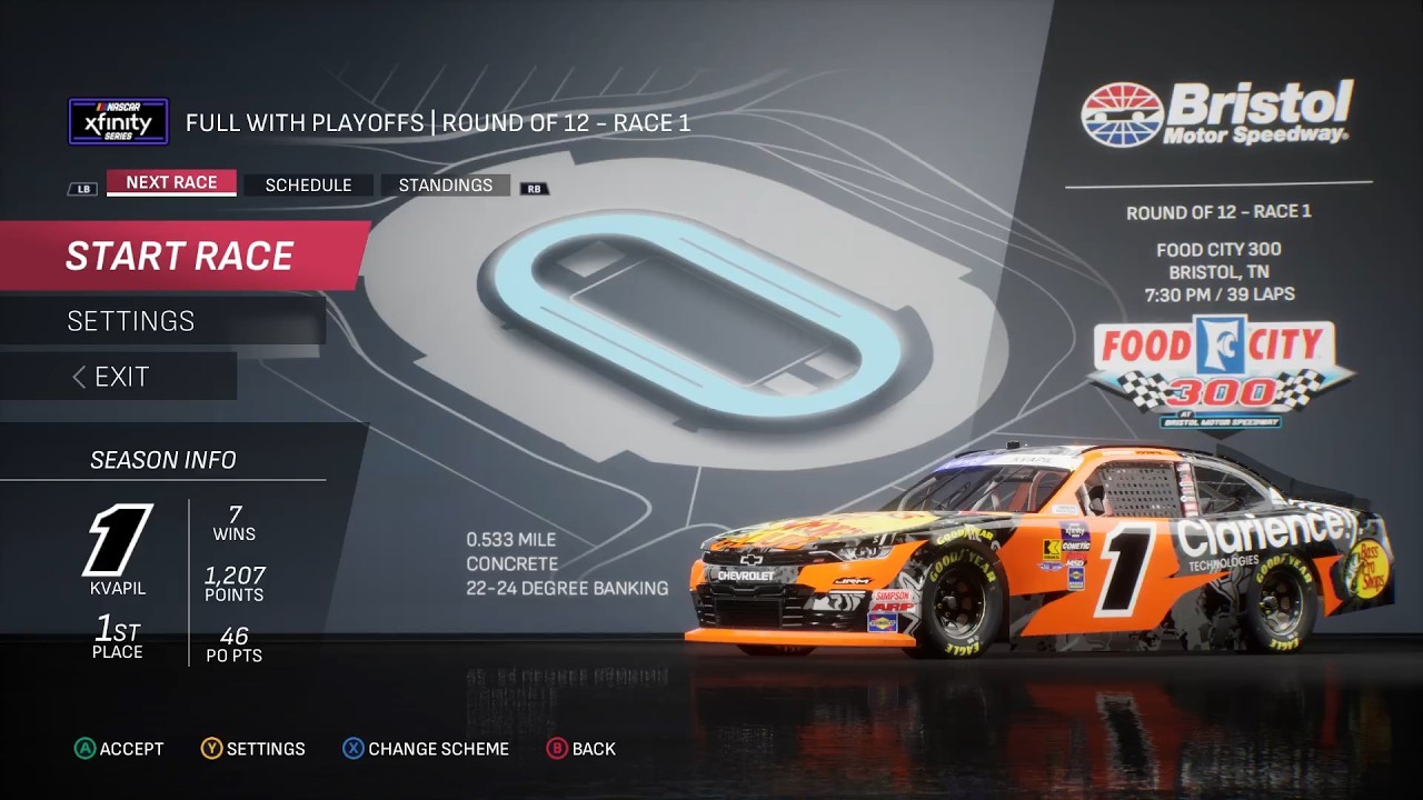 NASCAR 25 - Carson Kvapil Championship Mode - Race 25/31