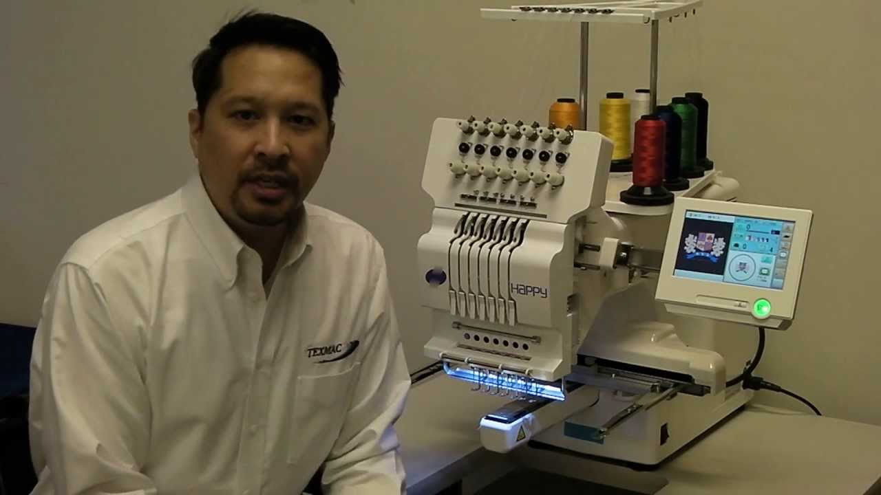 happy journey embroidery machine demo