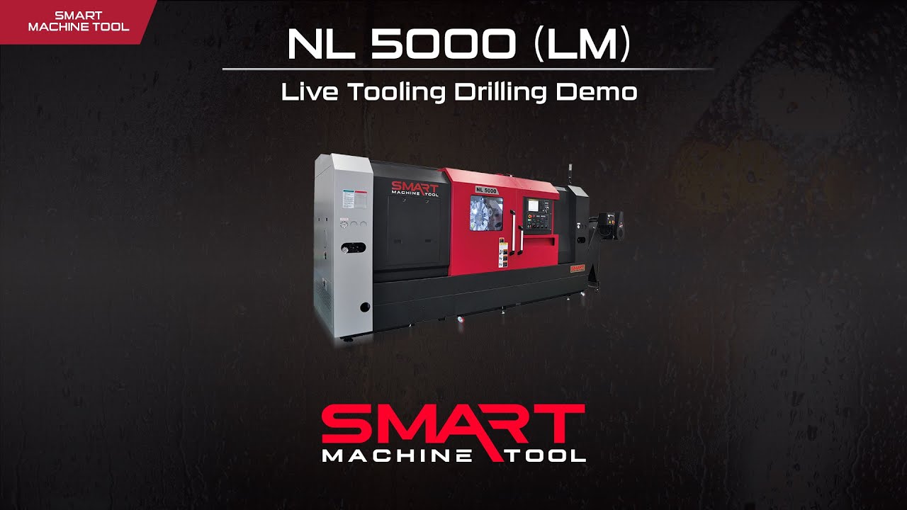 Smart Machine Tool NL 5000 (LM) - Live Tooling Drilling Demo