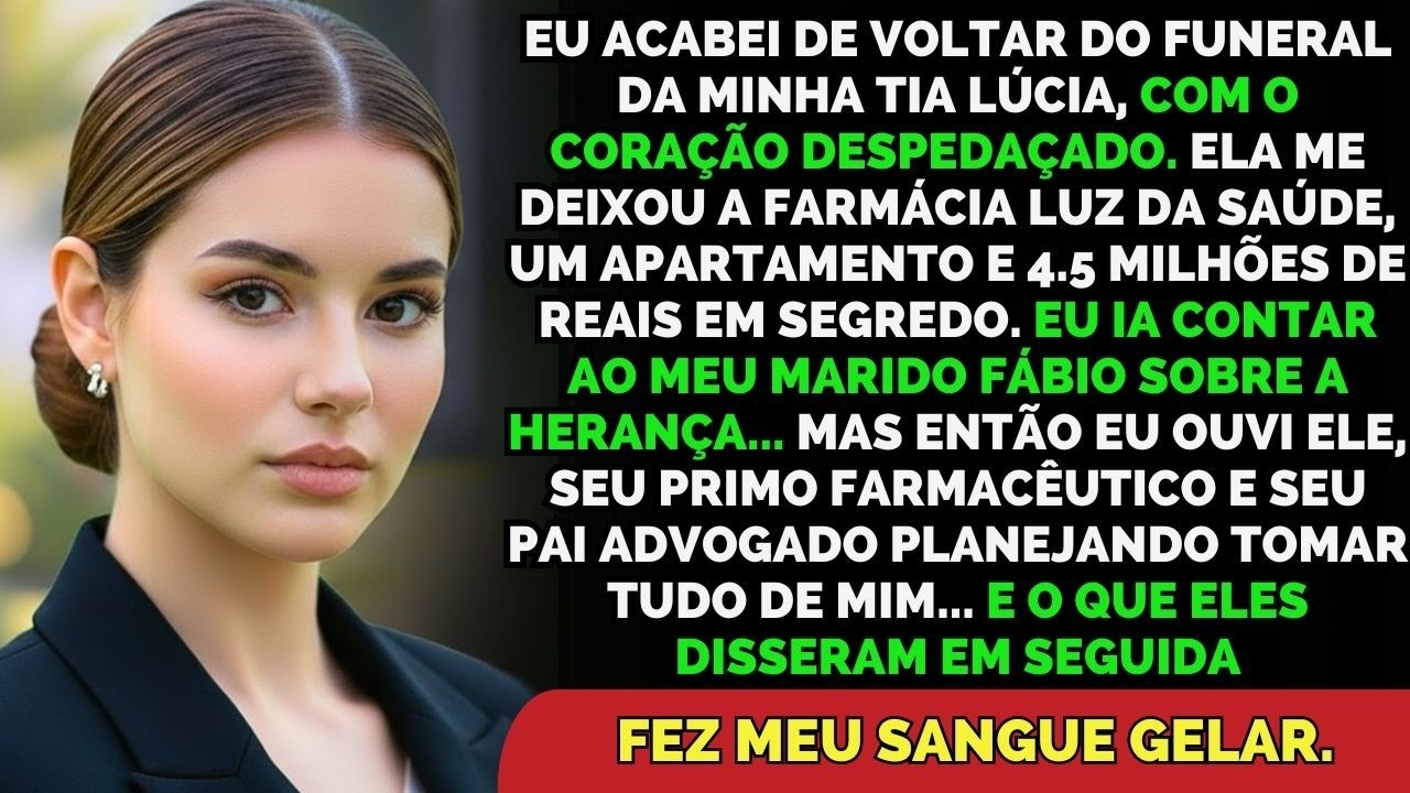 Voltei Do Funeral Da Minha Tia Com 4 5 Milhões De Herança — E Ouvi Meu Marido E Seu Primo