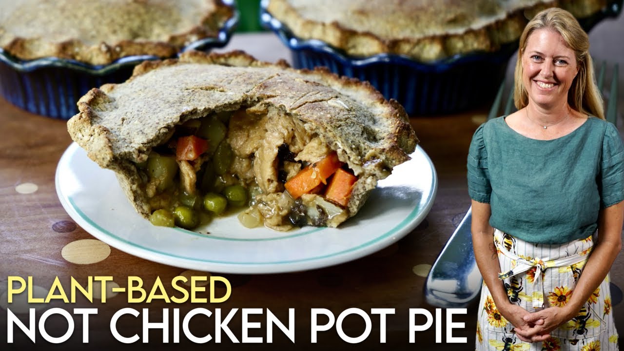 Plant-Based Twist On the Classic Chicken Pot Pie! #glutenfree #veganrecipes