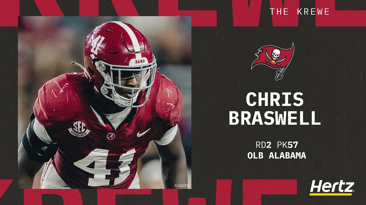 Bucs Draft Chris Braswell 57th Overall | 2024 NFL Draft | Tampa Bay Buccaneers