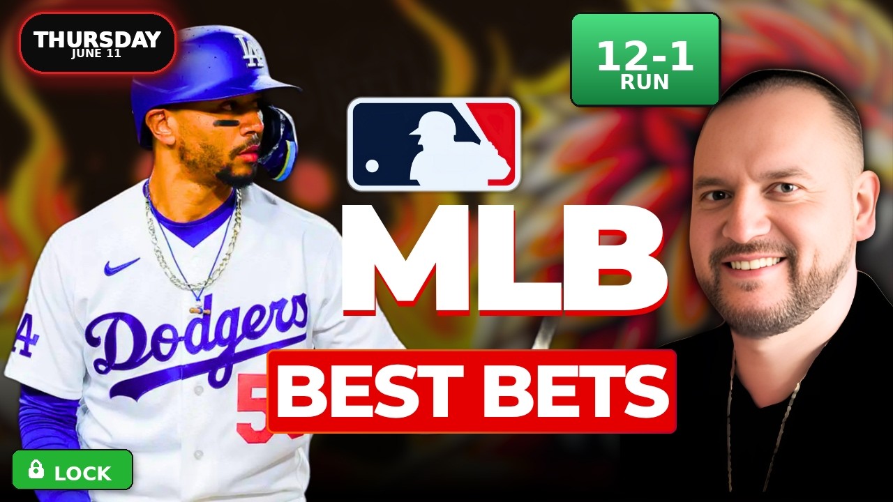 12-1 RUN!! ~ MLB PICKS TODAY Thursday (61126) NRFI FREE Best Bets & Player Props Predictions