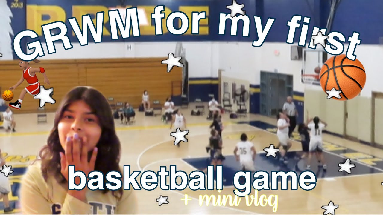 get ready with me for my first basketball game + mini vlog | Jannett Ciranda
