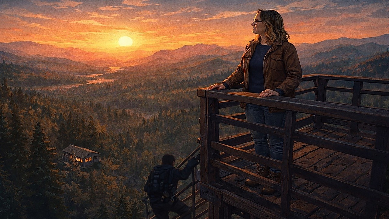 I found weird footsteps outside of my firewatch tower, so I followed them | Project S.A.R.A demo