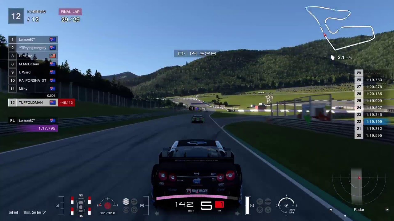GT7 Track Stars Red Bull Ring