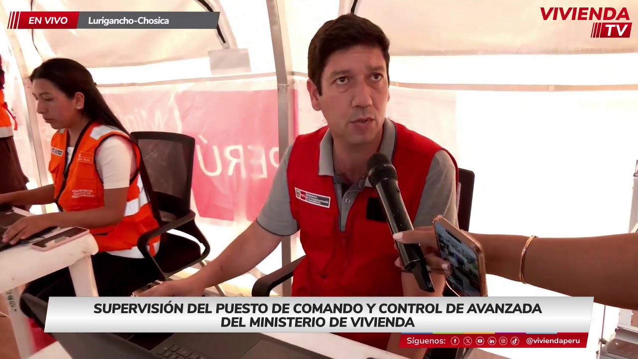 SUPERVISIÓN DEL PUESTO DE COMANDO Y CONTROL DE AVANZADA DEL MINISTERIO DE VIVIENDA