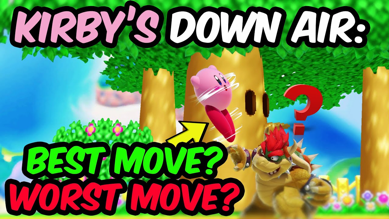 Is Down Air Kirby's Best/Worst Move?  In Depth Look and Analysis