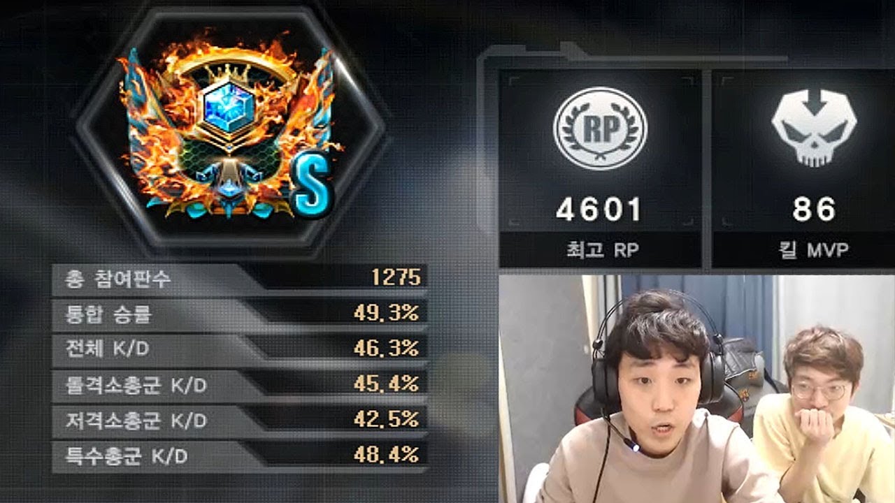 불전드 구간 욕 의심 1위 ''아오카 오프'' 【서든어택 랭크전】