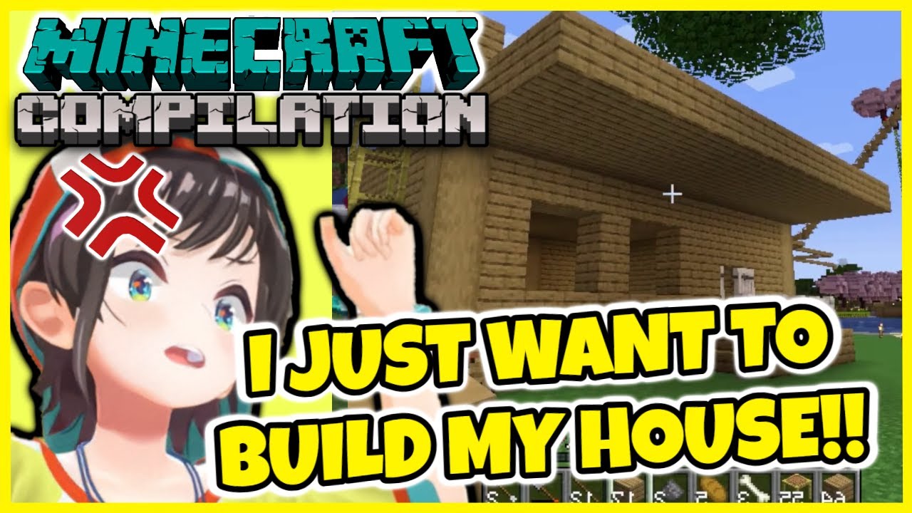 Subaru Trying Her Best to Actually Play Minecraft - COMPILATION [Hololive / ENG SUB]