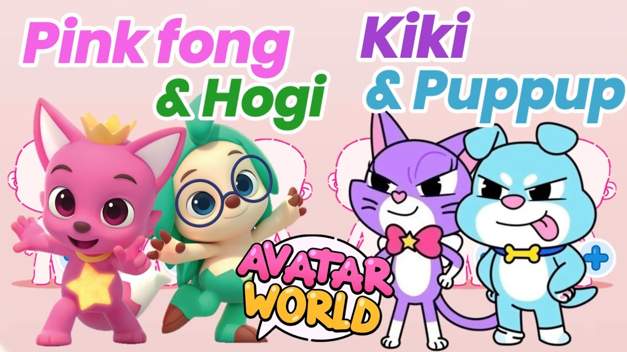 NEW✅ HOW TO MAKE PINKFONG HOGI VS KIKI PUPPUP IN PAZU AVATAR WORLD #pazuavatarworld #avatarworld 