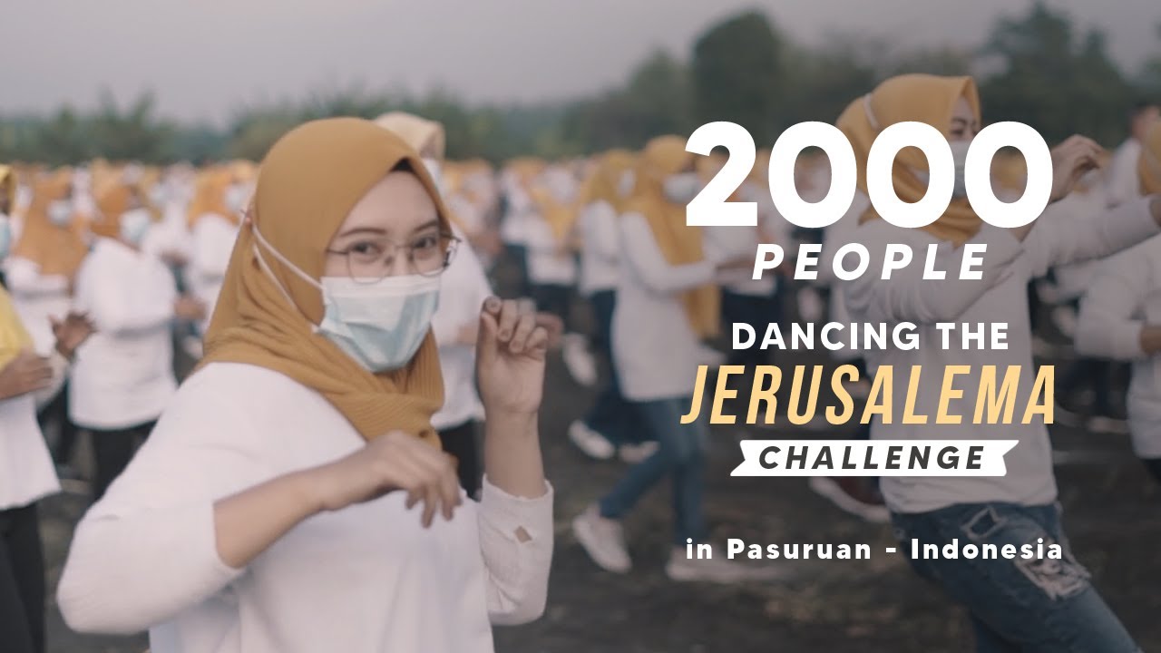 2000 People Dancing The Jerusalema Challenge in Pasuruan - Indonesia