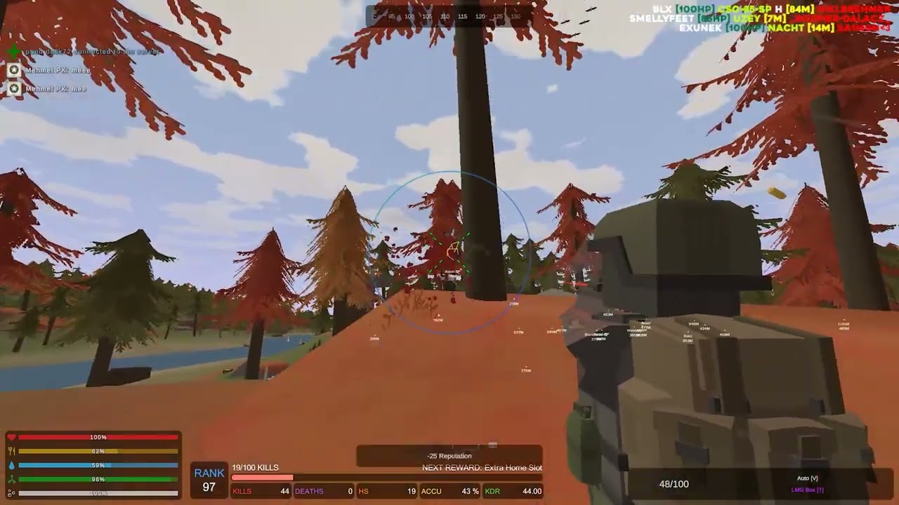 Unturned Escalation map domination with cheats | Unturned cheating