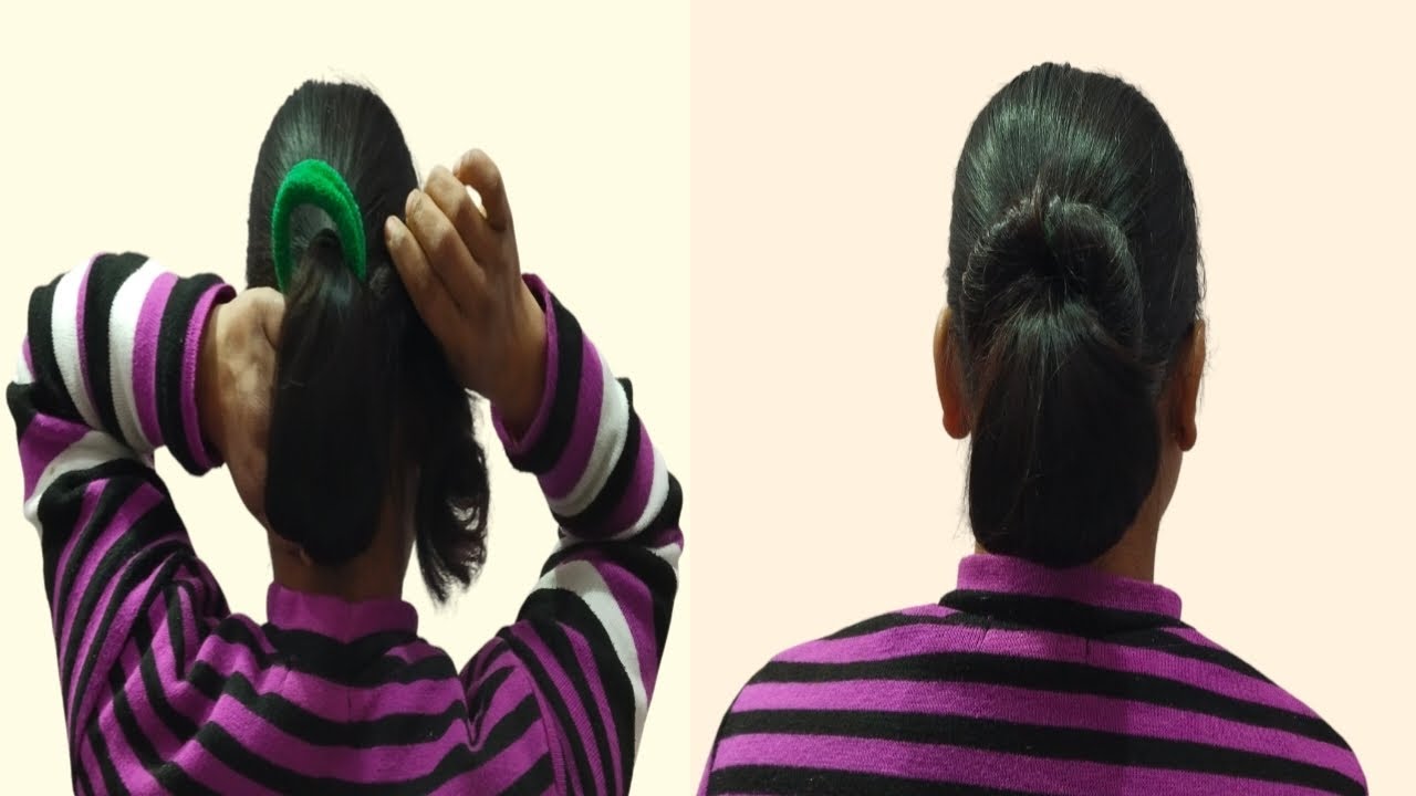 Beautiful Hairstyles/ for Ladies Saree Beautiful Juda Hairstyles/ Low Bun Hairstyle for Hairstyle 😍