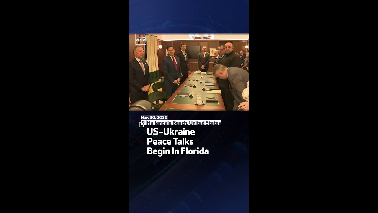 US-Ukraine Peace Talks Begin In Florida