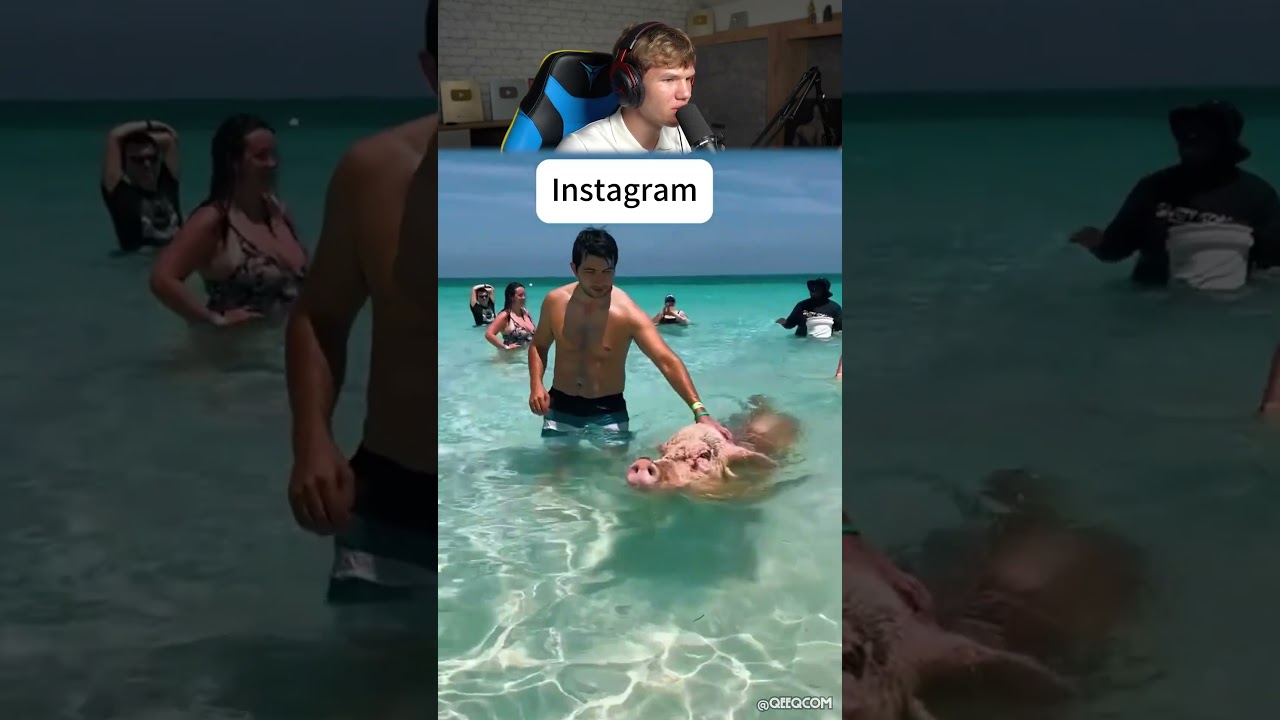 Инстаграм 🥰 Vs Суровая Реальность! 😨 #shorts #шортс #интересно #прикол #видео #мем #юмор #lisfox