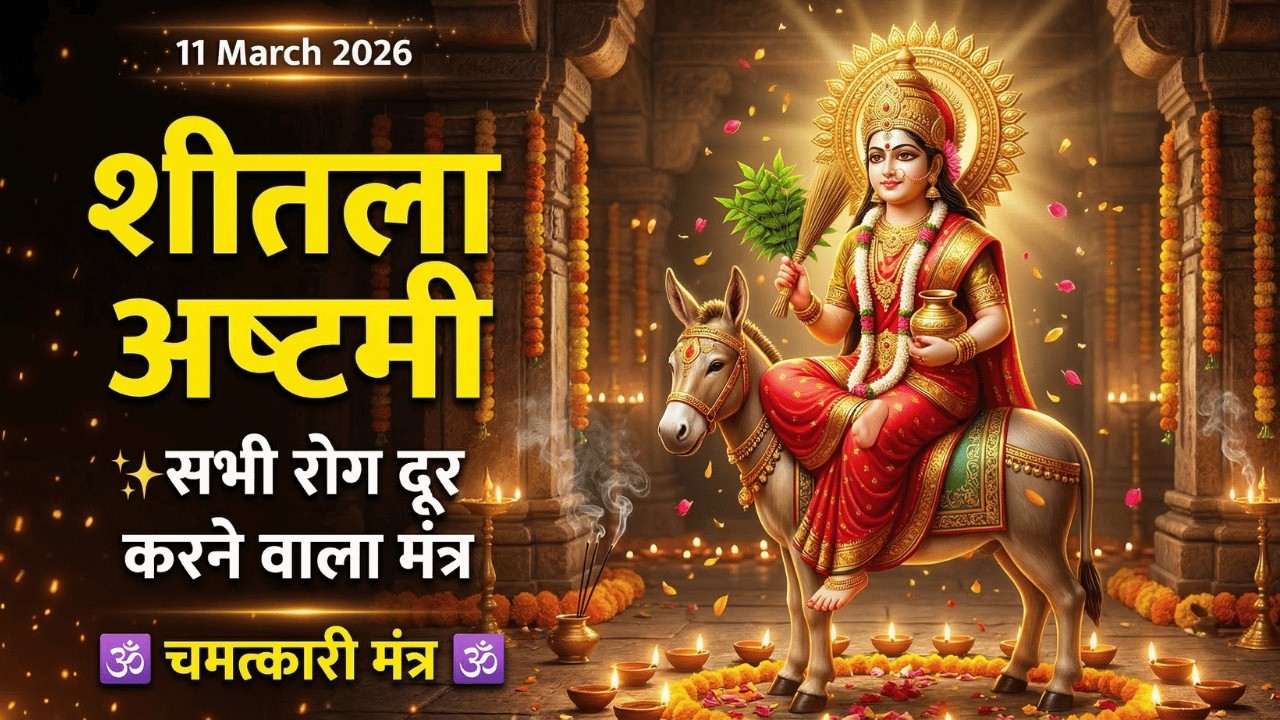 🔥 शीतला माता का चमत्कारी मंत्र | सभी रोग दूर करने वाला शक्तिशाली मंत्र | Shitala Ashtami Special