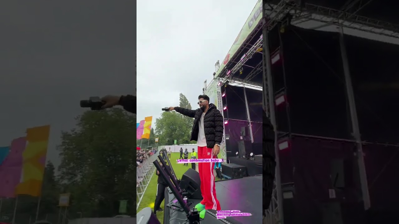 Lethal Combination Baby - Bilal Saeed live performance at Birmingham Mela 2023