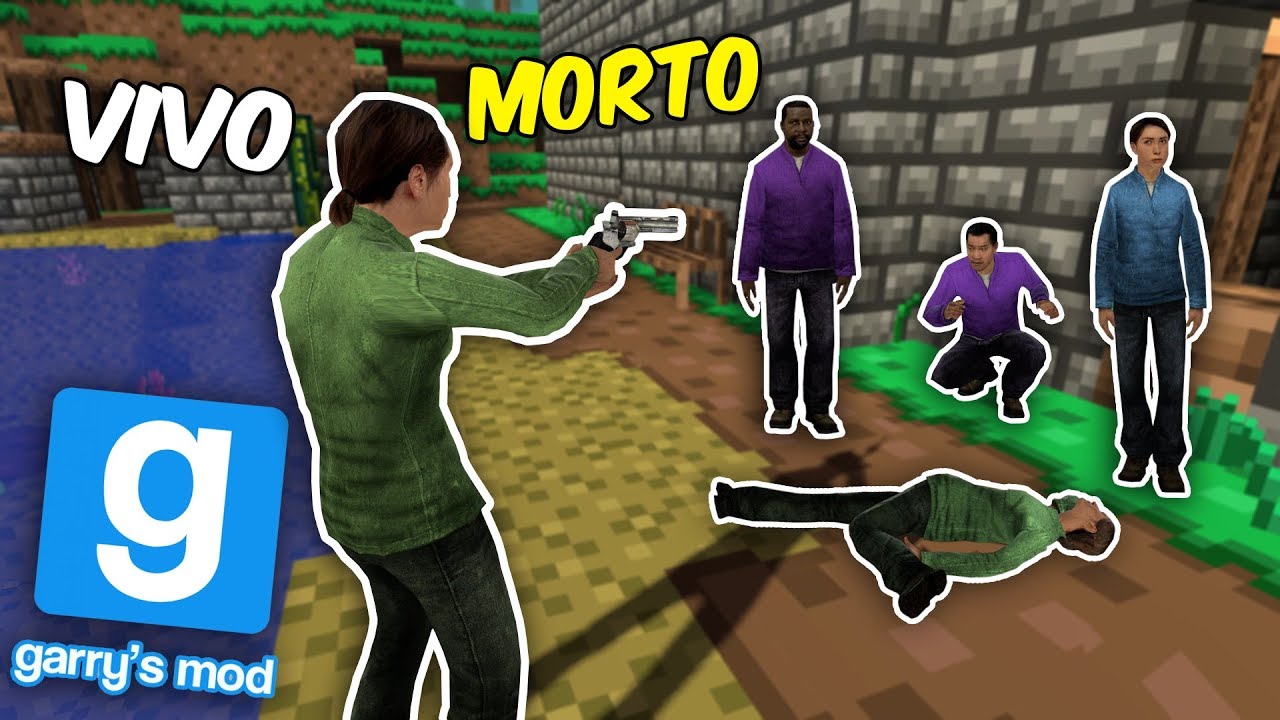 BRINCANDO DE VIVO OU MORTO NO GARRY'S MOD MURDER