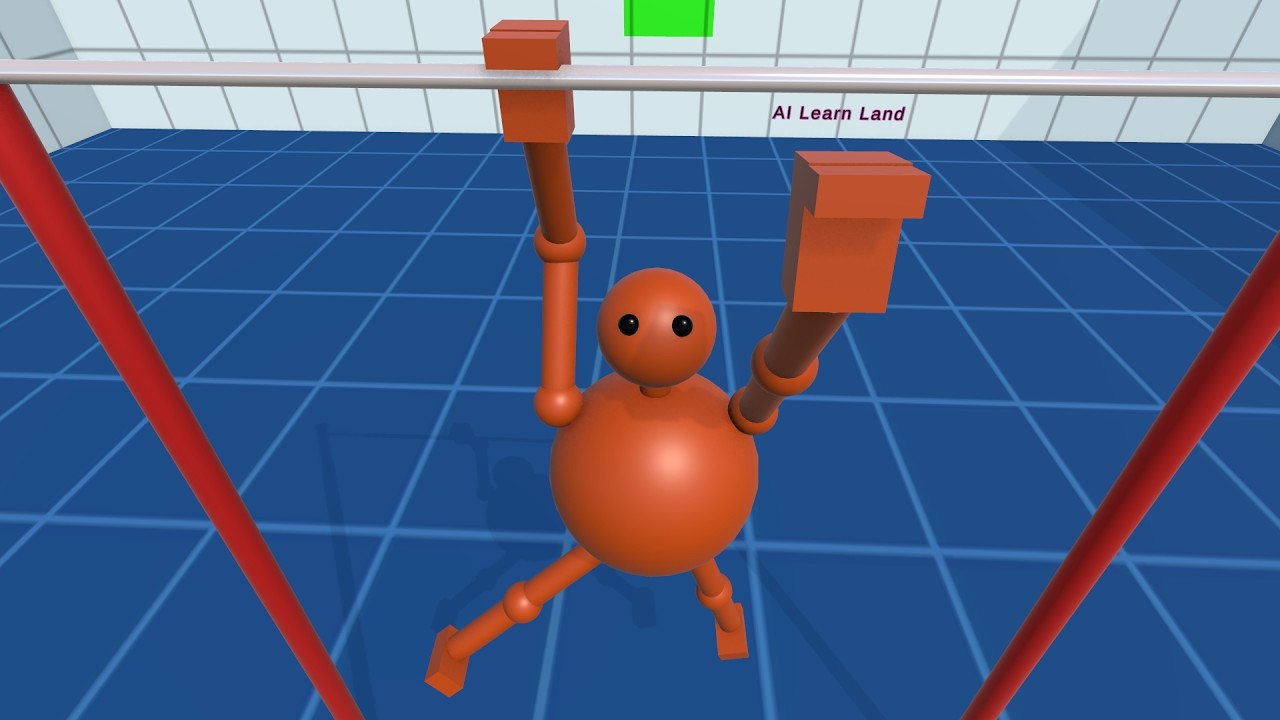 Can ChocoBot, an AI Agent, Learn to Do Pull-Ups? 🤖💪 | AI Training Experiment