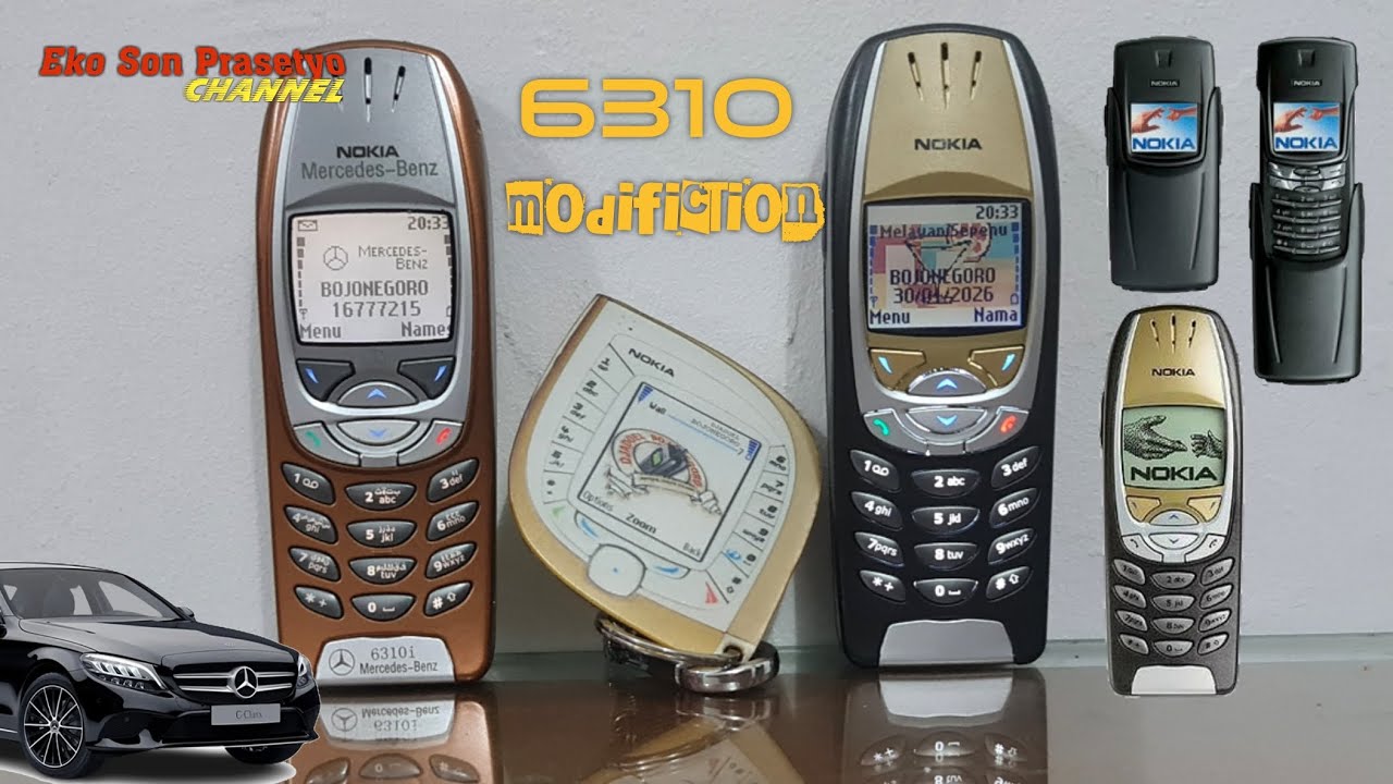 Nokia 6310 color modification & 6310i MERCEDES BENZ INDONESIA