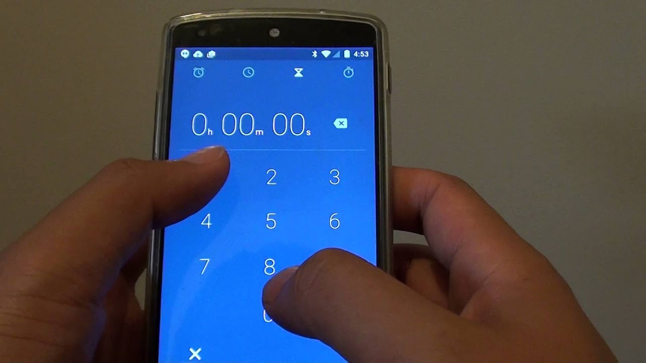 Google Nexus 5: How to Set Timer Alarm