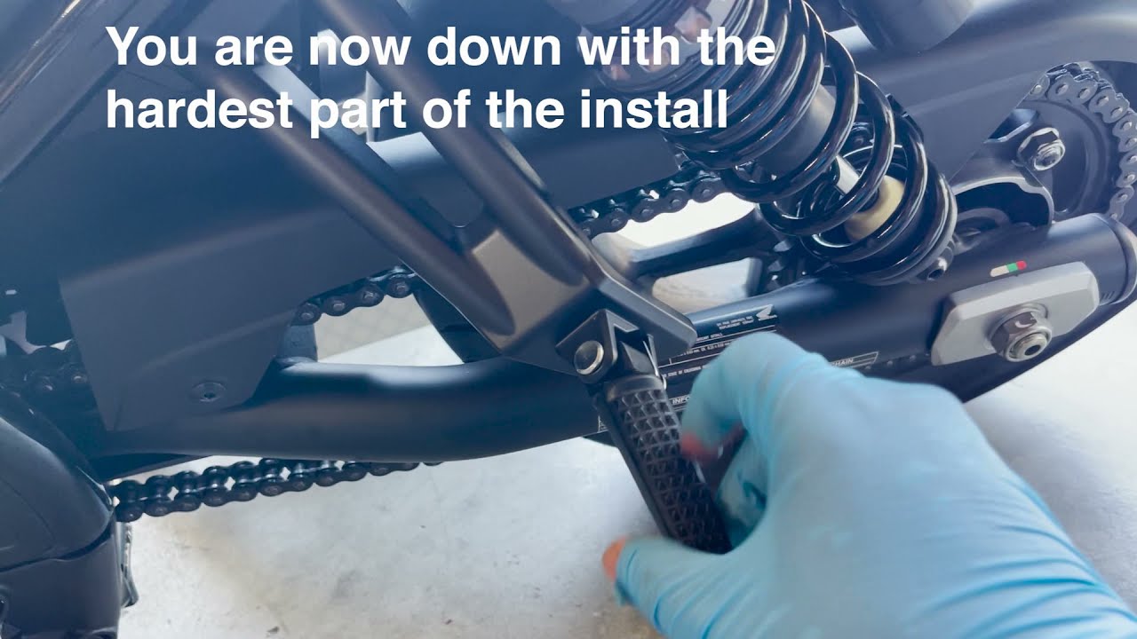 2021 Honda Rebel 1100 Rear Seat and Foot pegs: Overview and Install