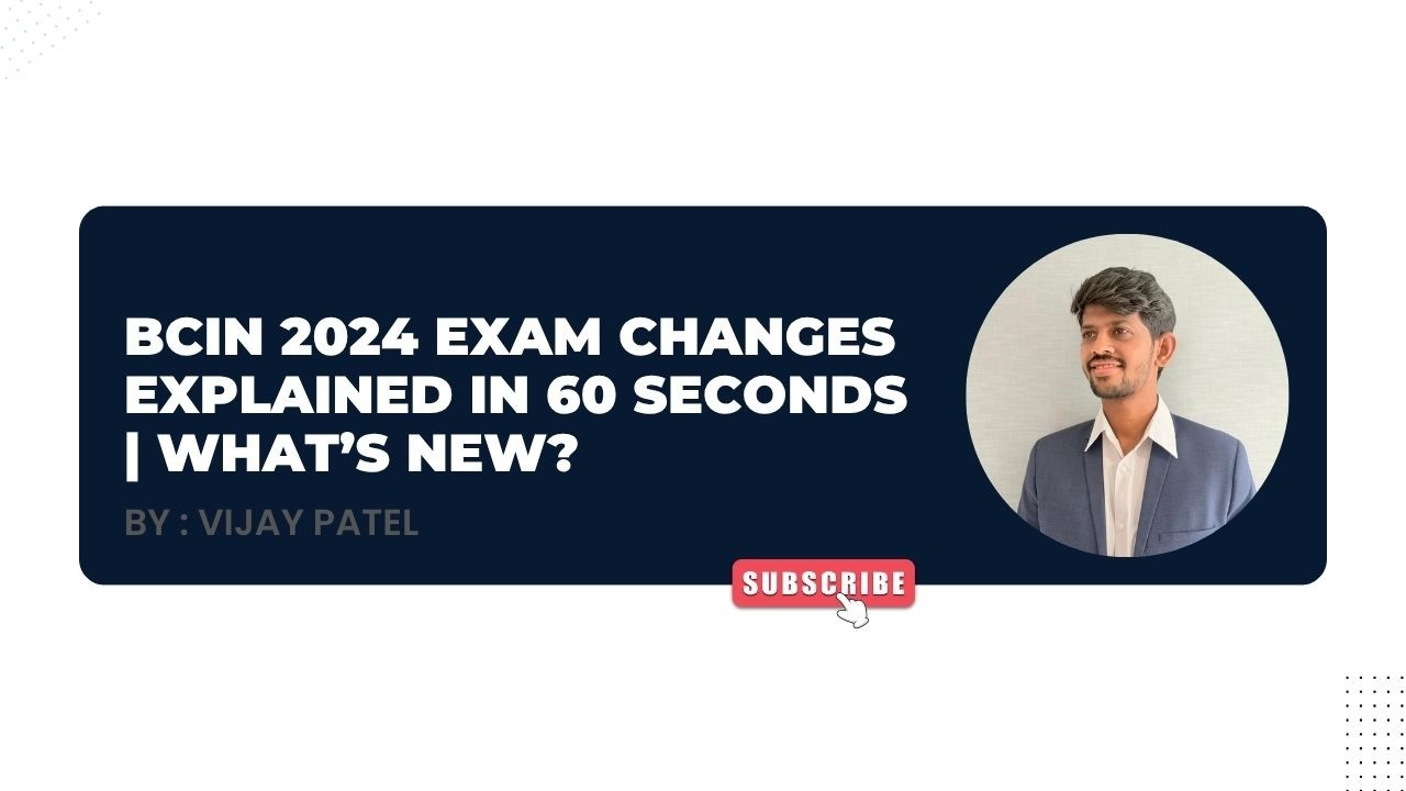 BCIN 2024 Exam Changes Explained in 60 Seconds | What&rsquo;s New?