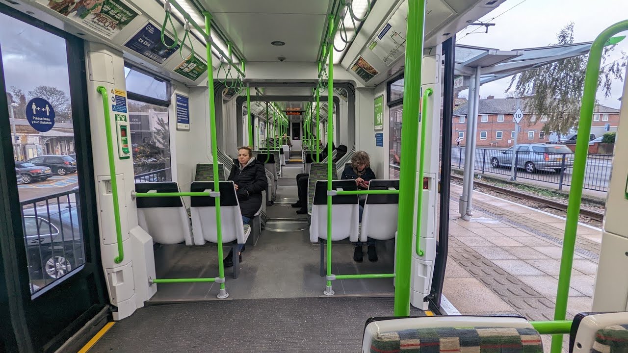 London Trams full journey Beckenham Junction to Wimbledon 24/11/2022