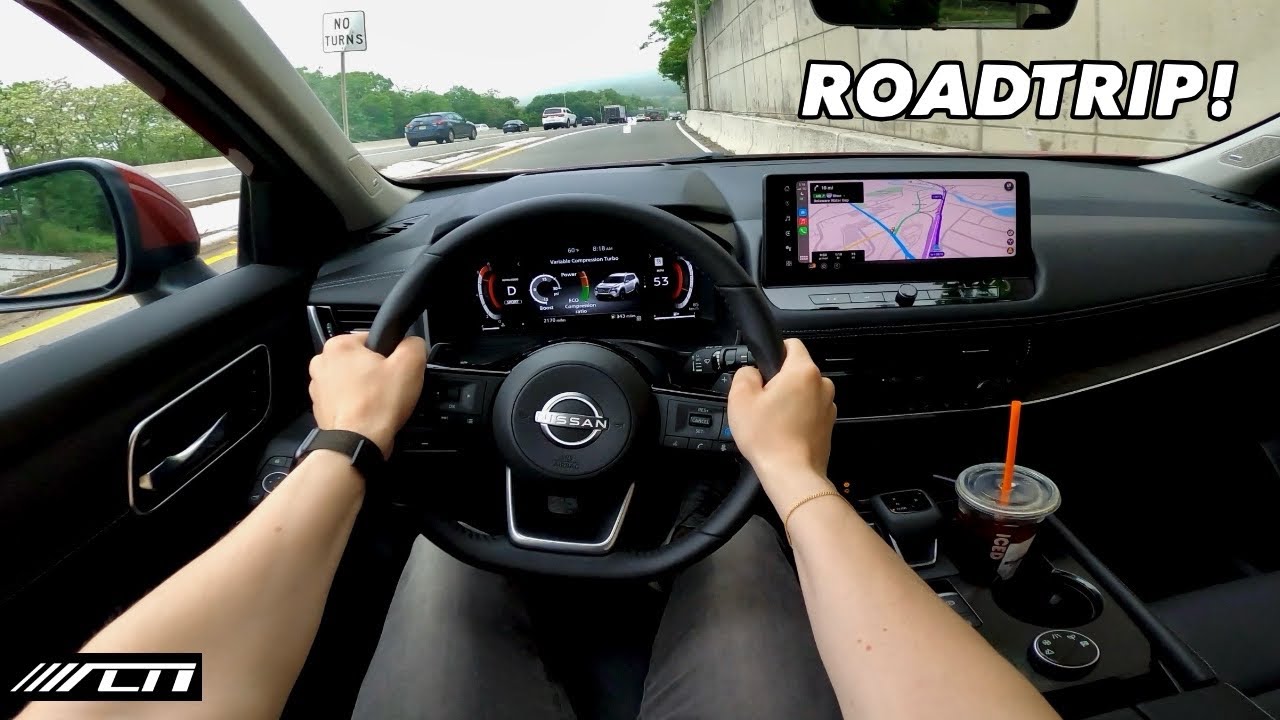 Путешествие на Nissan Rogue Platinum 2024 года /// Выжимаем 33 мили на галлон из двигателя VC Turbo!