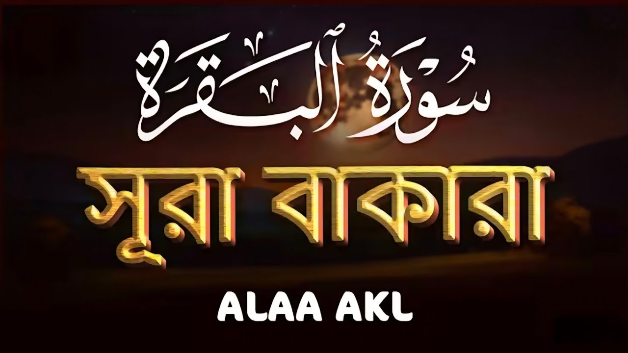 (প্রতিদিন সূরাটি শুনুন) মনজুড়ানো সূরা বাকারা | Quran Tilawat Surah Baqarah سورة البقرة  by Alaa Aqel