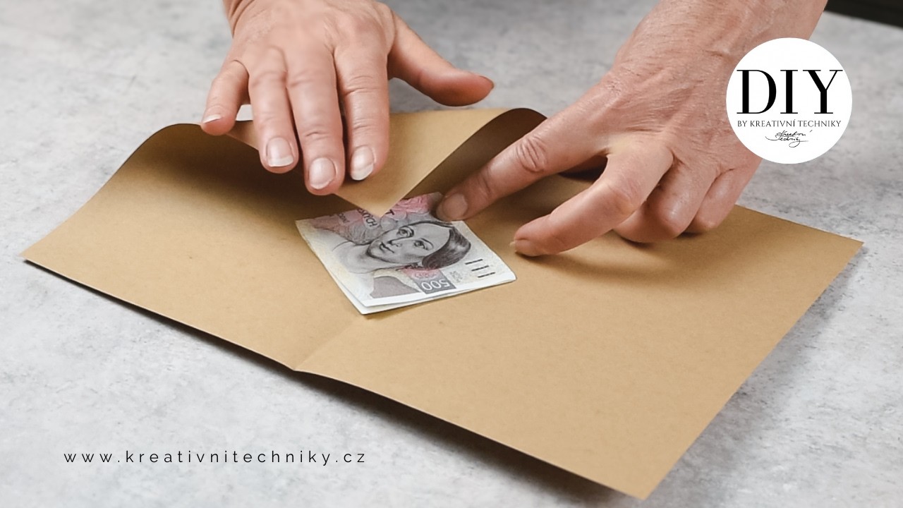 Darování peněz na Vánoce: Jednoduchý tip a podrobný návod  | DIY
