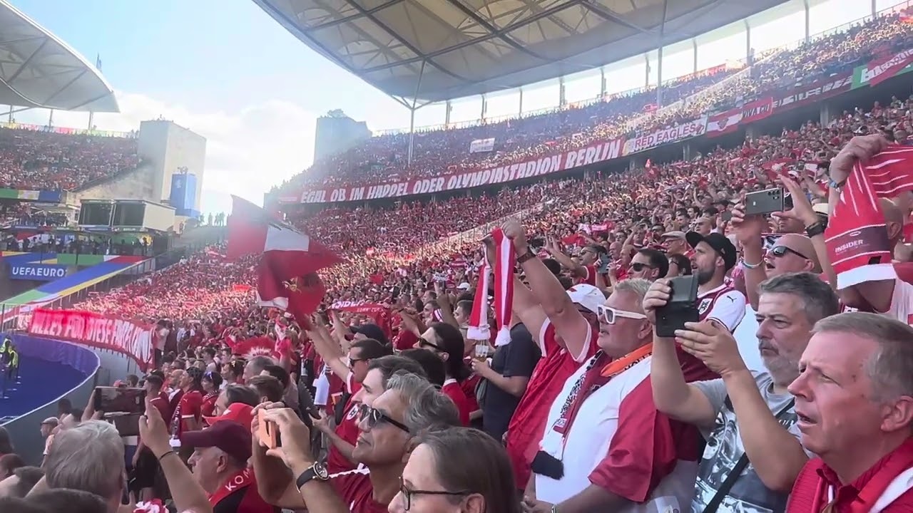 EURO 2024 – Austria against Netherland – National Anthem of Austria – Österreichische Bundeshymne