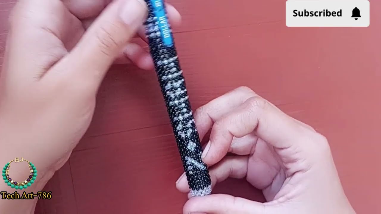 Hand made beaded pen 🖊️🖋️ || handmade beaded Gift || handmade gift 🎁