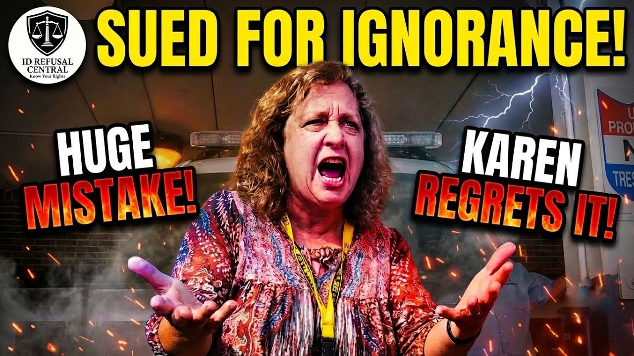 ID Refusal: TYRANT Cop Demands Illegal ID While Filming Gets OWNED By 1A Auditor!