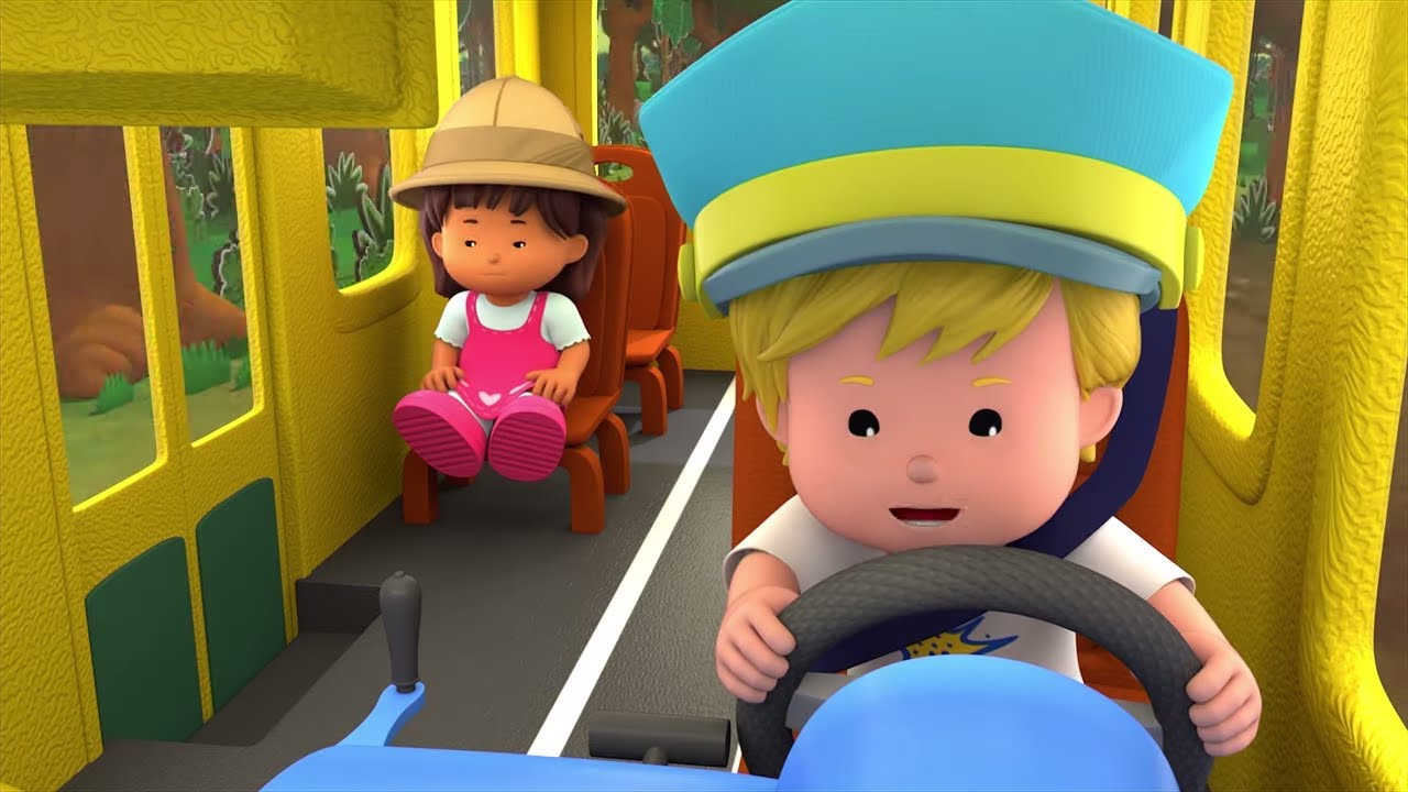 Trust The Jungle Bus | Little People ⭐️ S2 Episode 18 | Cartoons for Kids