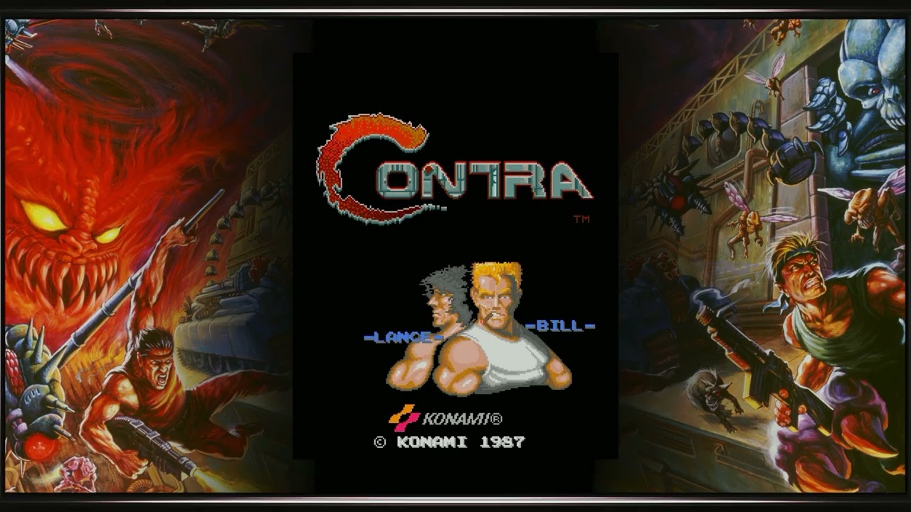 Contra Opening NES Pixel Perfect REVERB {4K} CLASSIXS Konami {FXs} 2026