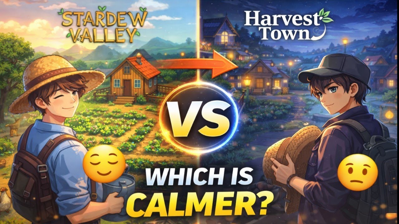 Stardew Valley vs Harvest Town: Mana yang Benar-Benar Bikin Tenang?