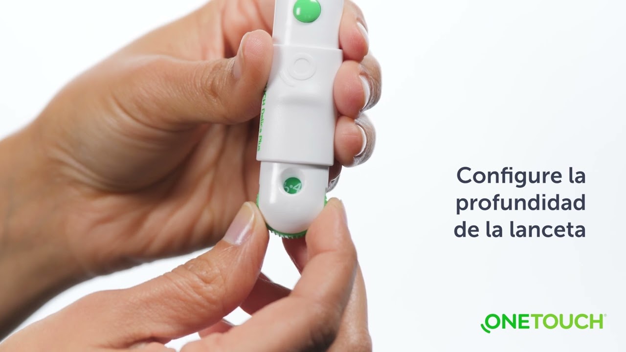 Medidor OneTouch Verio Flex®: cómo usar el dispositivo de punción OneTouch® Delica®