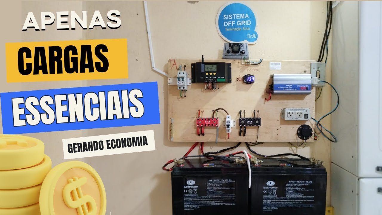 Sistema de Energia Solar Off Grid Básico e Eficiente!