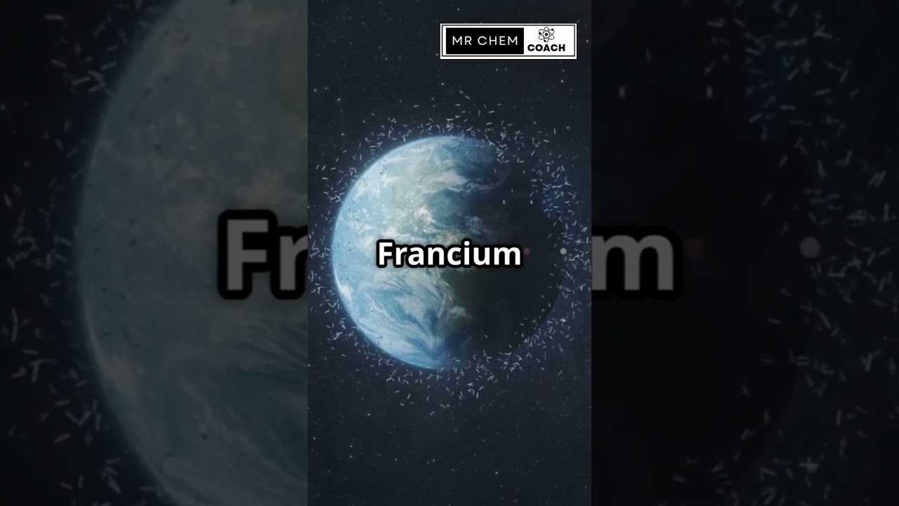 Франций: самый редкий и опасный металл на Земле! ☢️#mrchemcoach #химия #эксперимент #наука