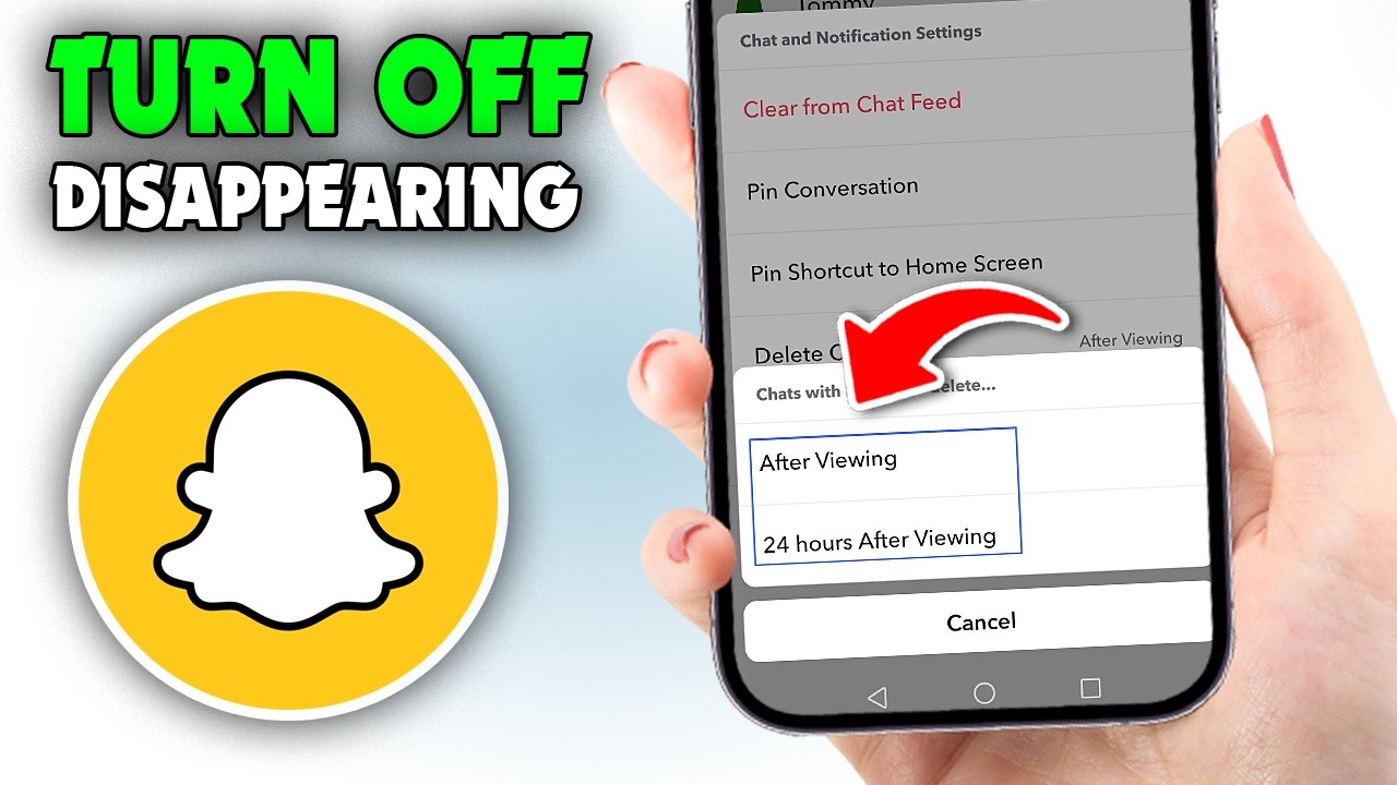 Как отключить исчезающие сообщения в Snapchat (Новое обновление)