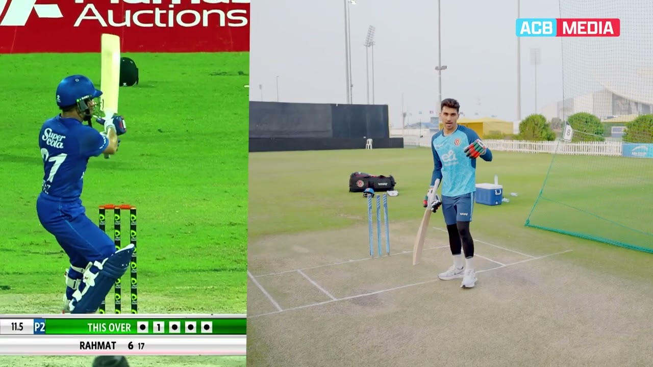 Episode 9 - Attacking Shots Basics - Ft. Rahmanullah Gurbaz | Cricket Education Program | ACB