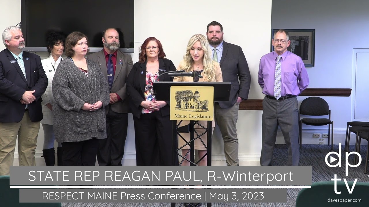 Rep Reagan Paul Respect Maine Presser