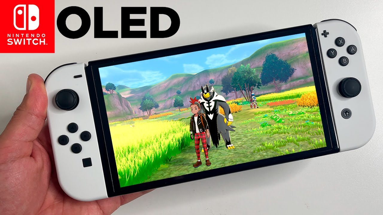 Pok&eacute;mon Sword and Shield OLED Nintendo Switch Gameplay