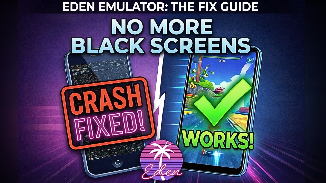 Eden Emulator Best Settings for Low End Device - Fix Crash and Black screen