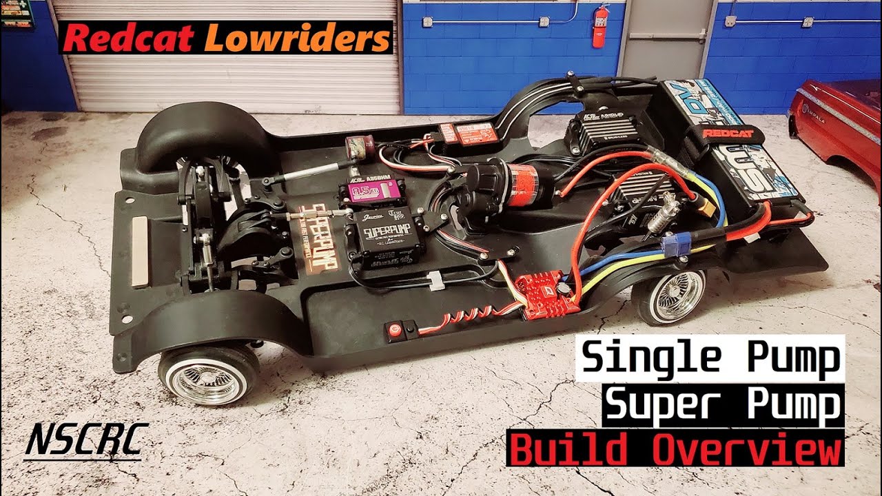 NSCRC 64 Impala Single Pump Super Pump Build Overview Redcat Sixty-Four Lowriders