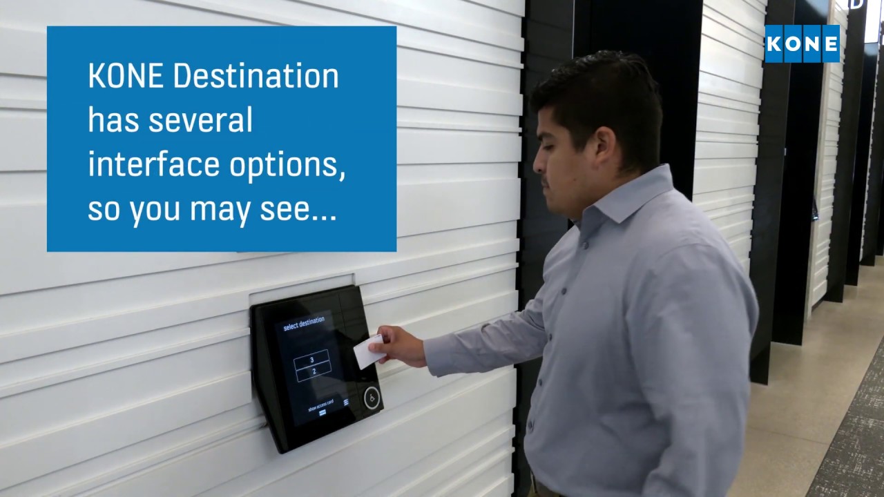 KONE Destination in 3 Simple Steps